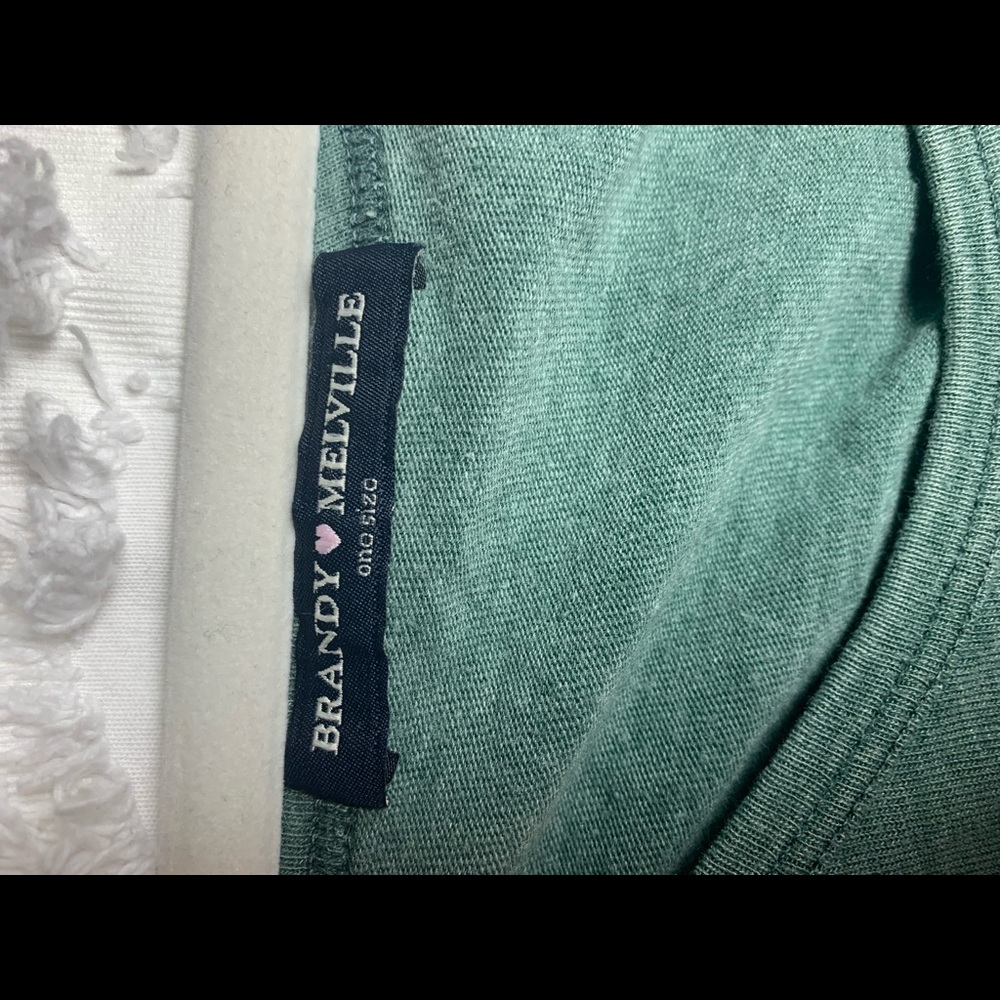 Forest Green Brandy Melville tank - Picture 2 of 2